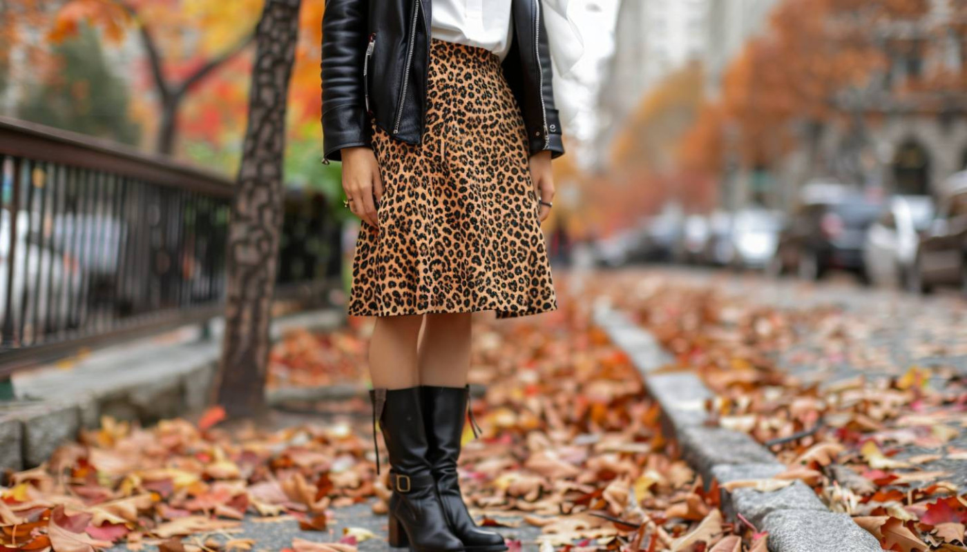 Wie man Leopardenmuster Röcke stilvoll für jede Jahreszeit kombiniert